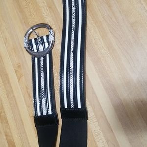 White house black market wide belt.